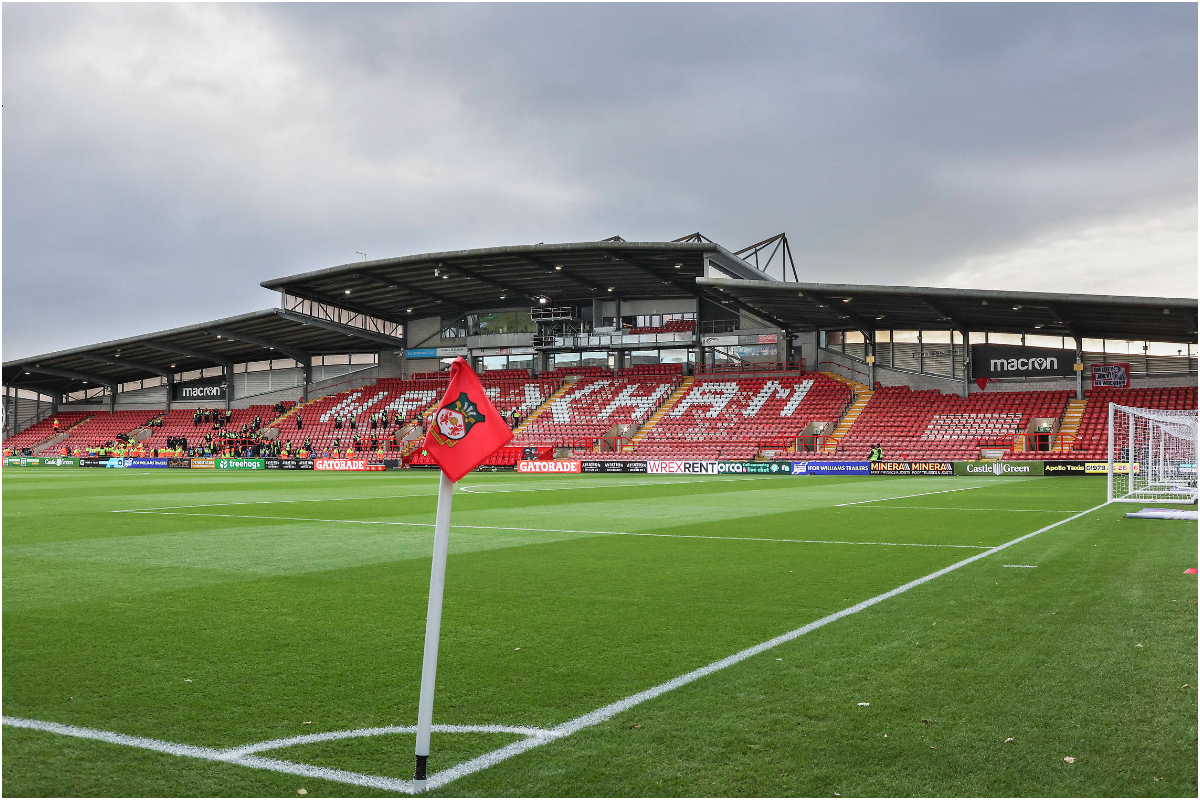 Wrexham’s Kop Stand progress continues in brutal weather as latest drone footage shows unseen work