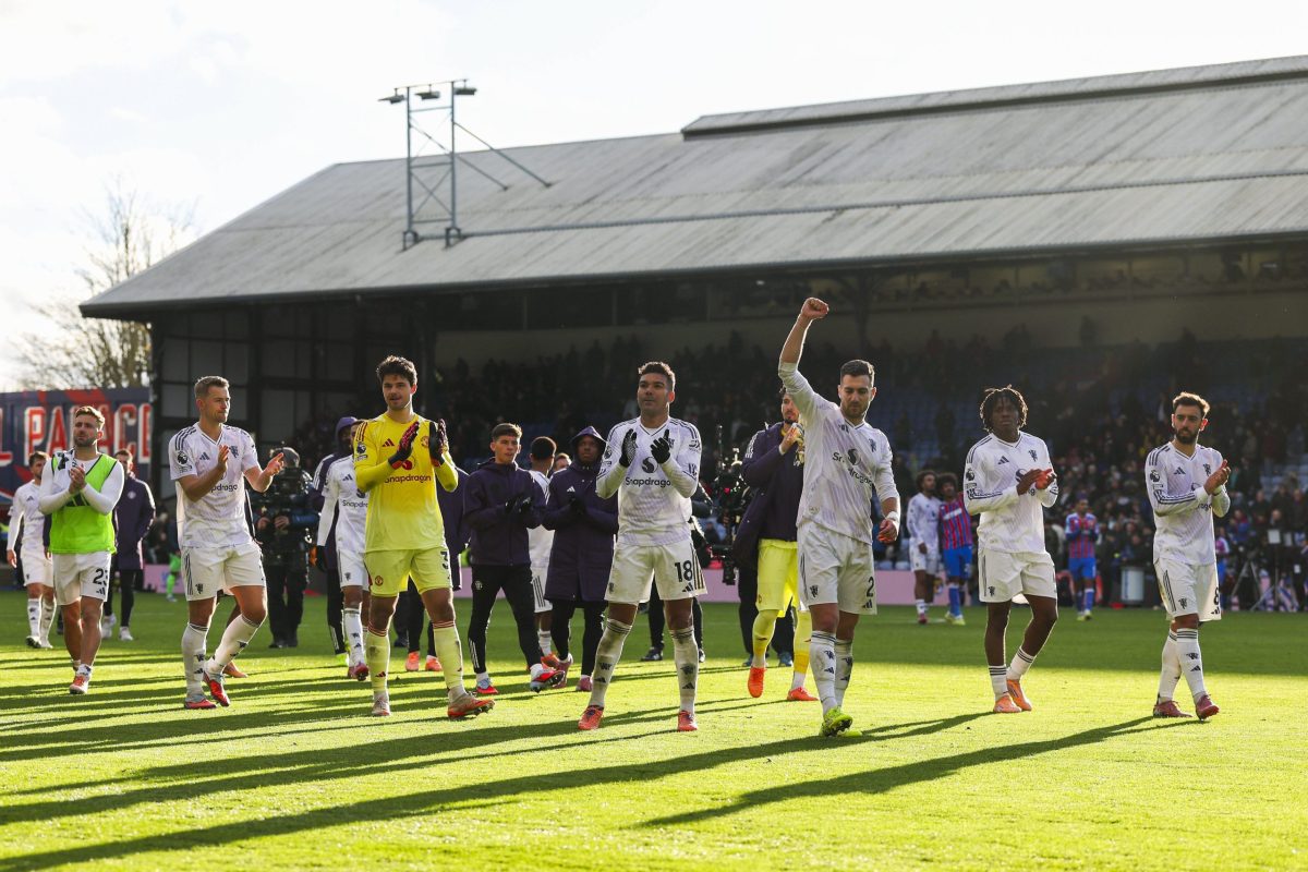 New Man Utd chant goes viral after victory over Crystal Palace at Selhurst Park