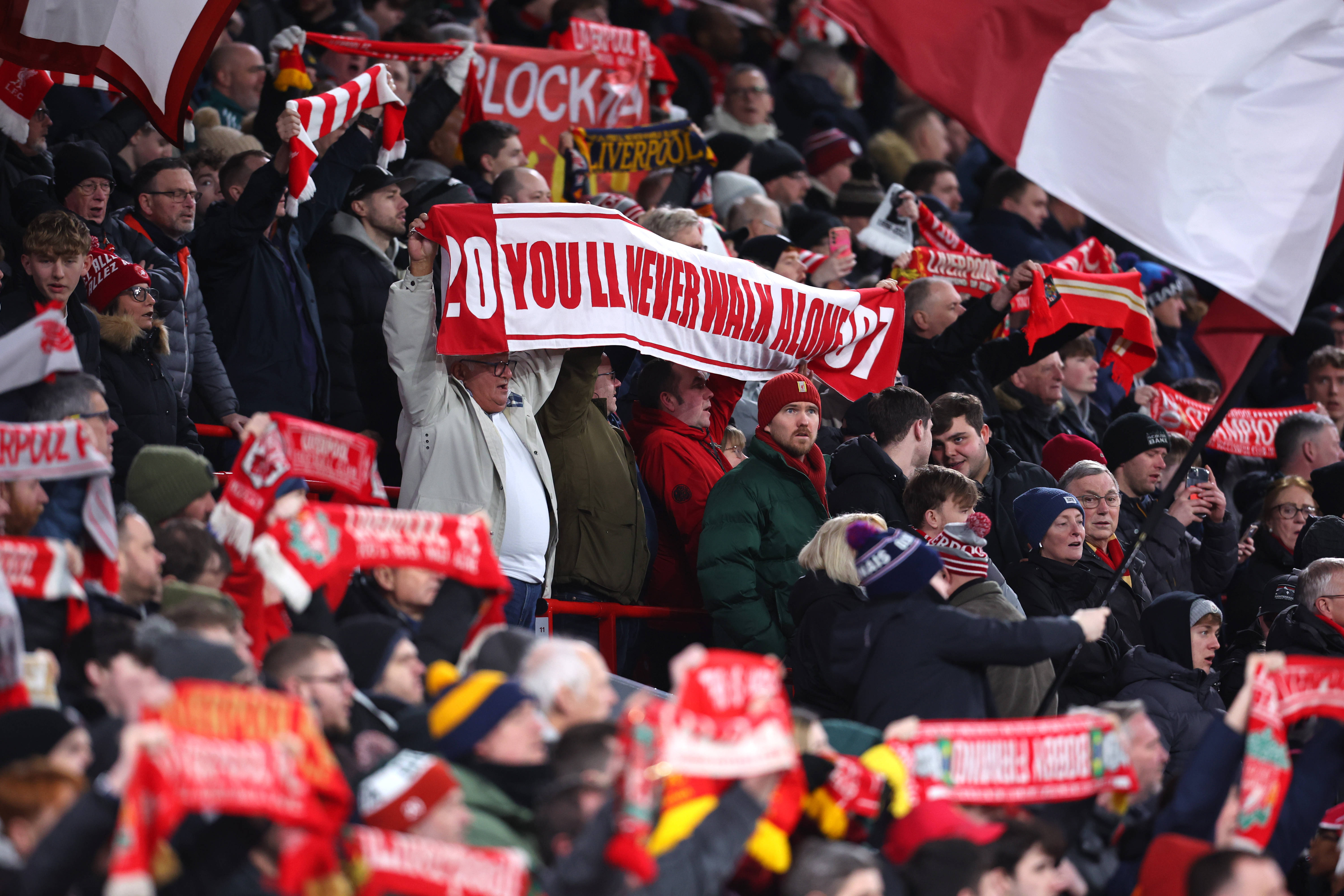 Best Anfield Stadium tifos and displays, including Liverpool fans’ emotional farewell to Jurgen Klopp