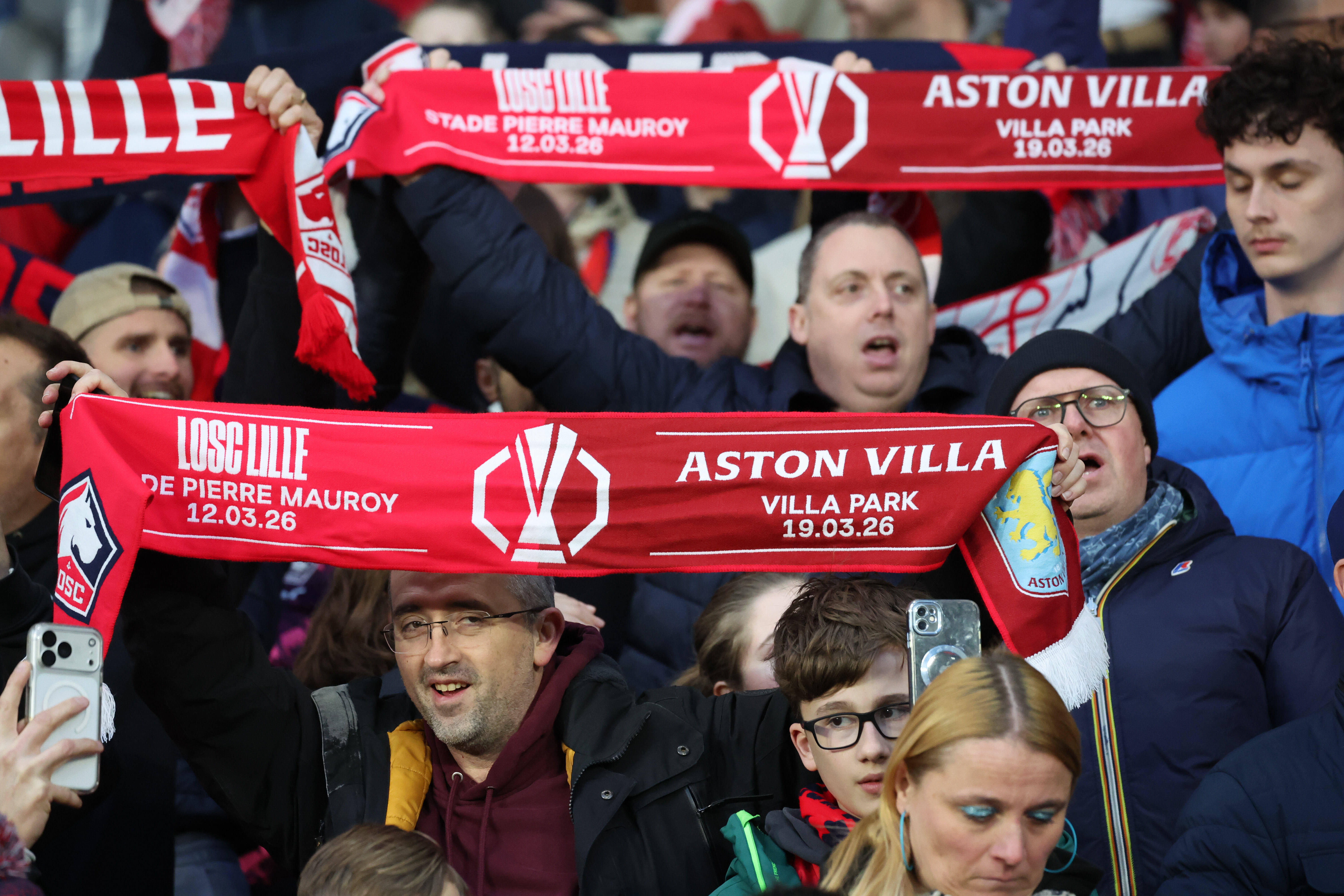 Watch “shocking” scenes as Aston Villa supporters tasered and denied entry before Lille clash