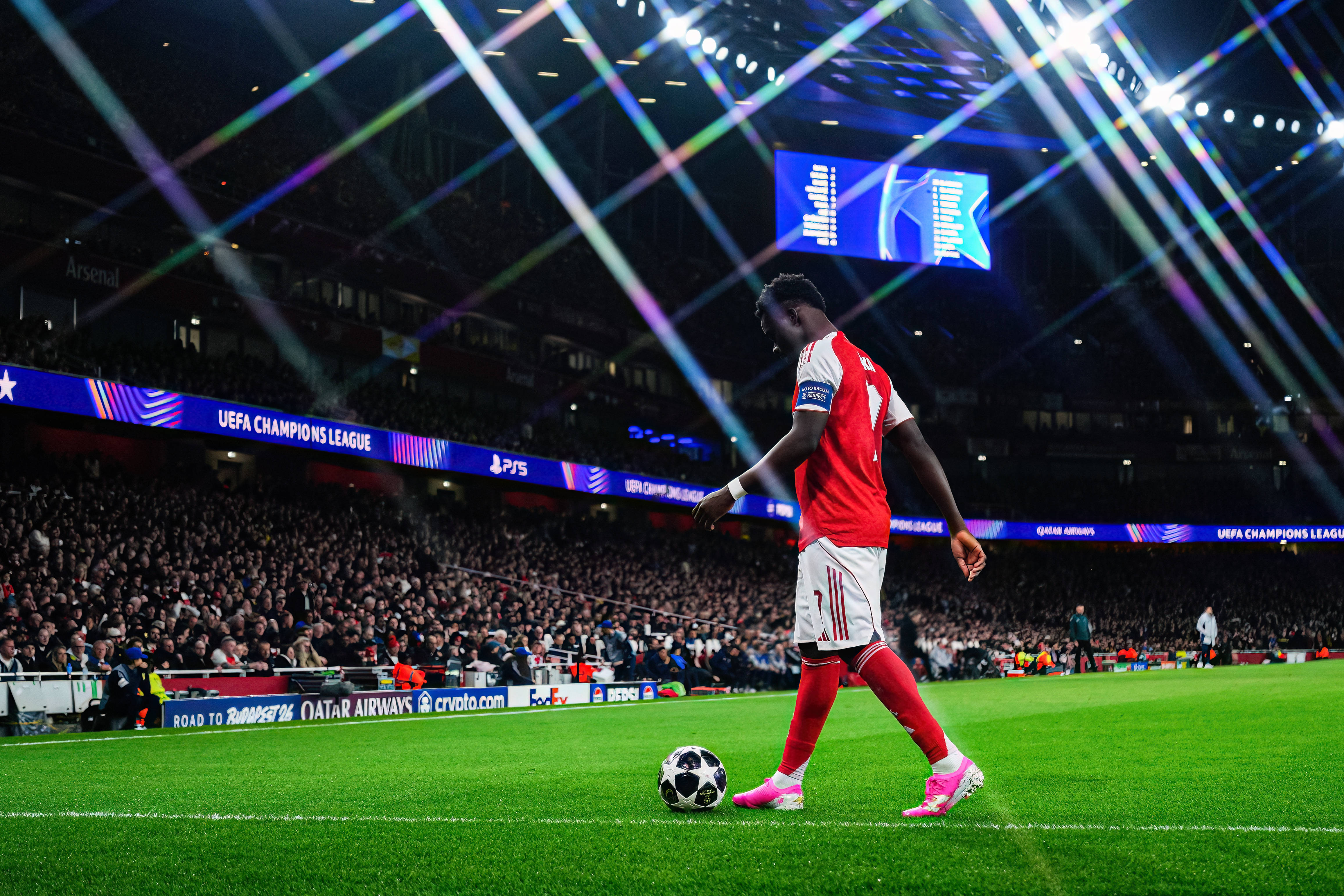 Bukayo Saka snubs Anfield as Arsenal star reveals which two away stadiums have the best atmosphere