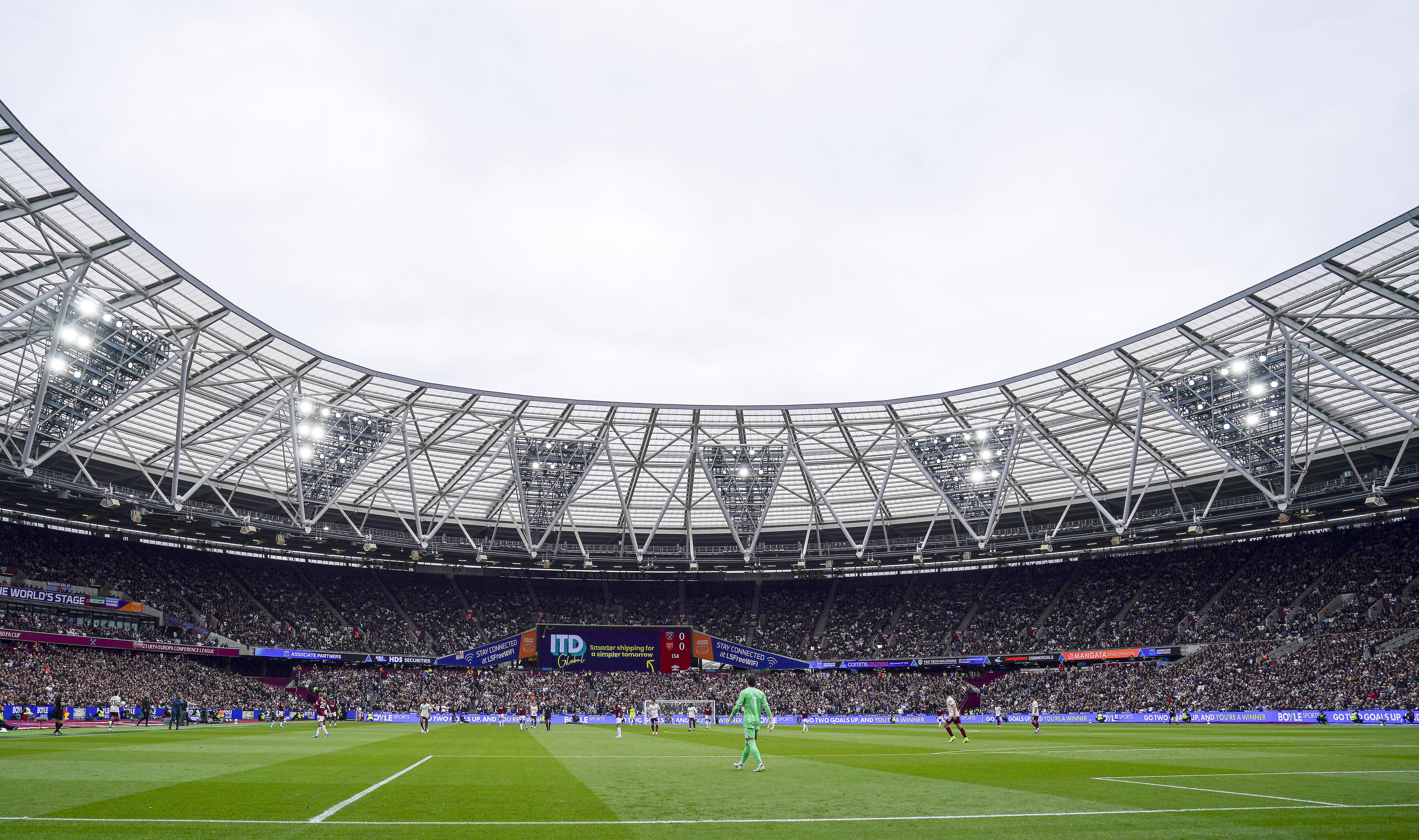 Police arrest four after ugly scenes and steward assault during Arsenal win at London Stadium