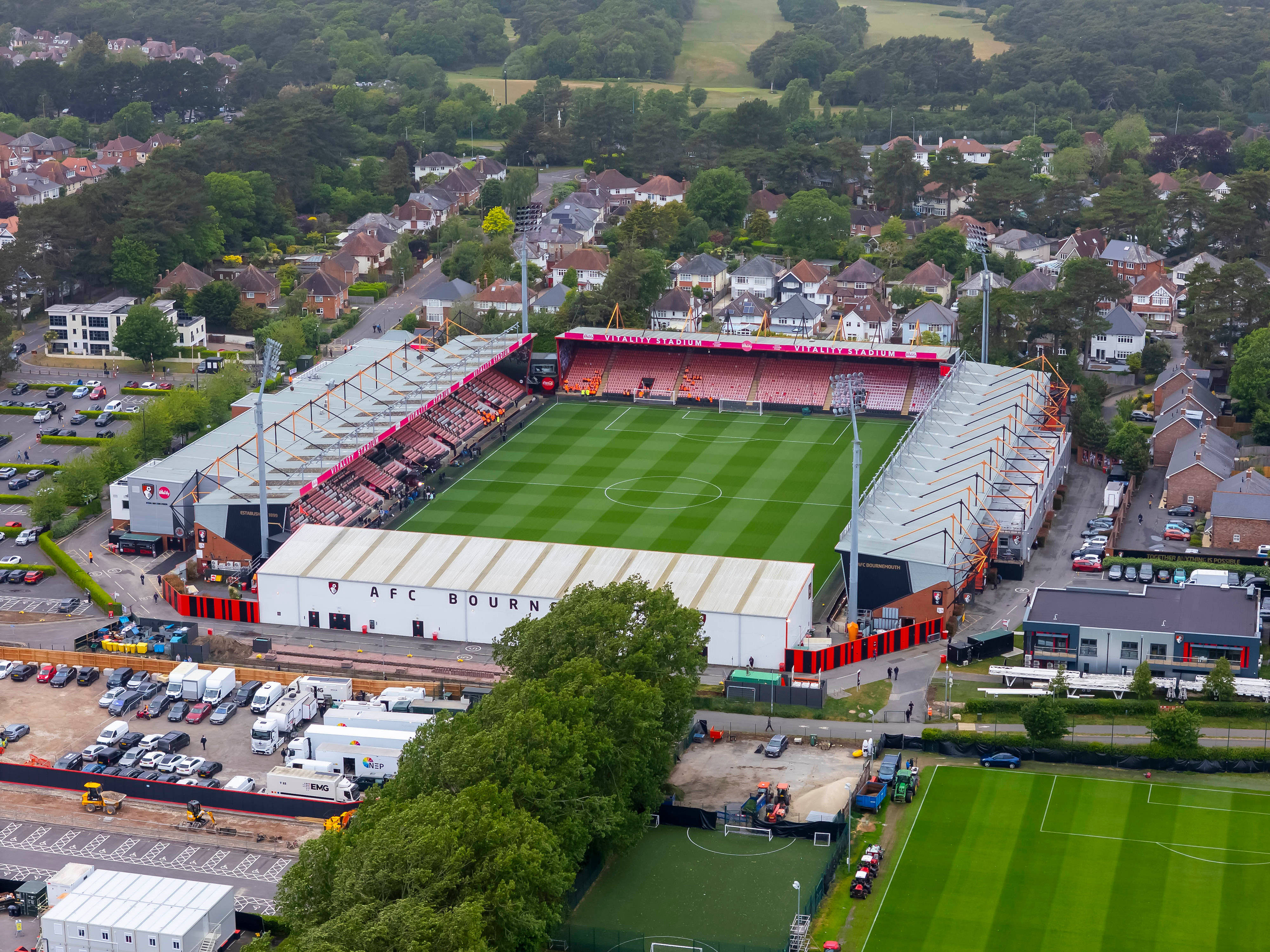 AFC Bournemouth facing race to complete Vitality Stadium upgrades before important UEFA inspection