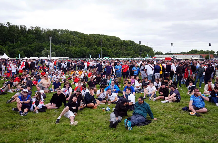 Sunderland and Newcastle fans clash at Euro 2024