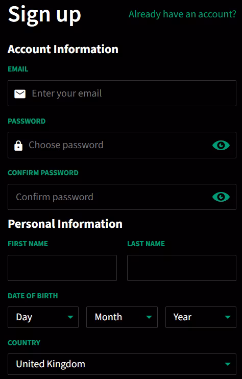 sign up on smarkets using the promo code