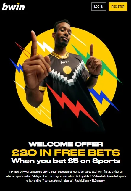 bwin welcome sports offer 20 free bets