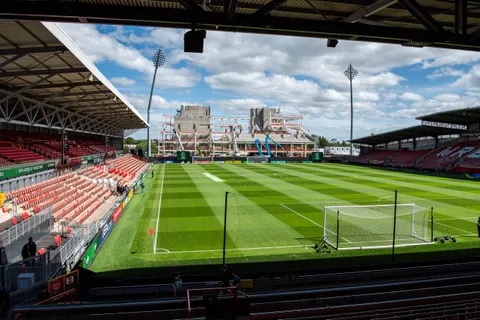 Latest Kop Stand redevelopment footage shows upper terracing taking shape at the Racecourse Ground