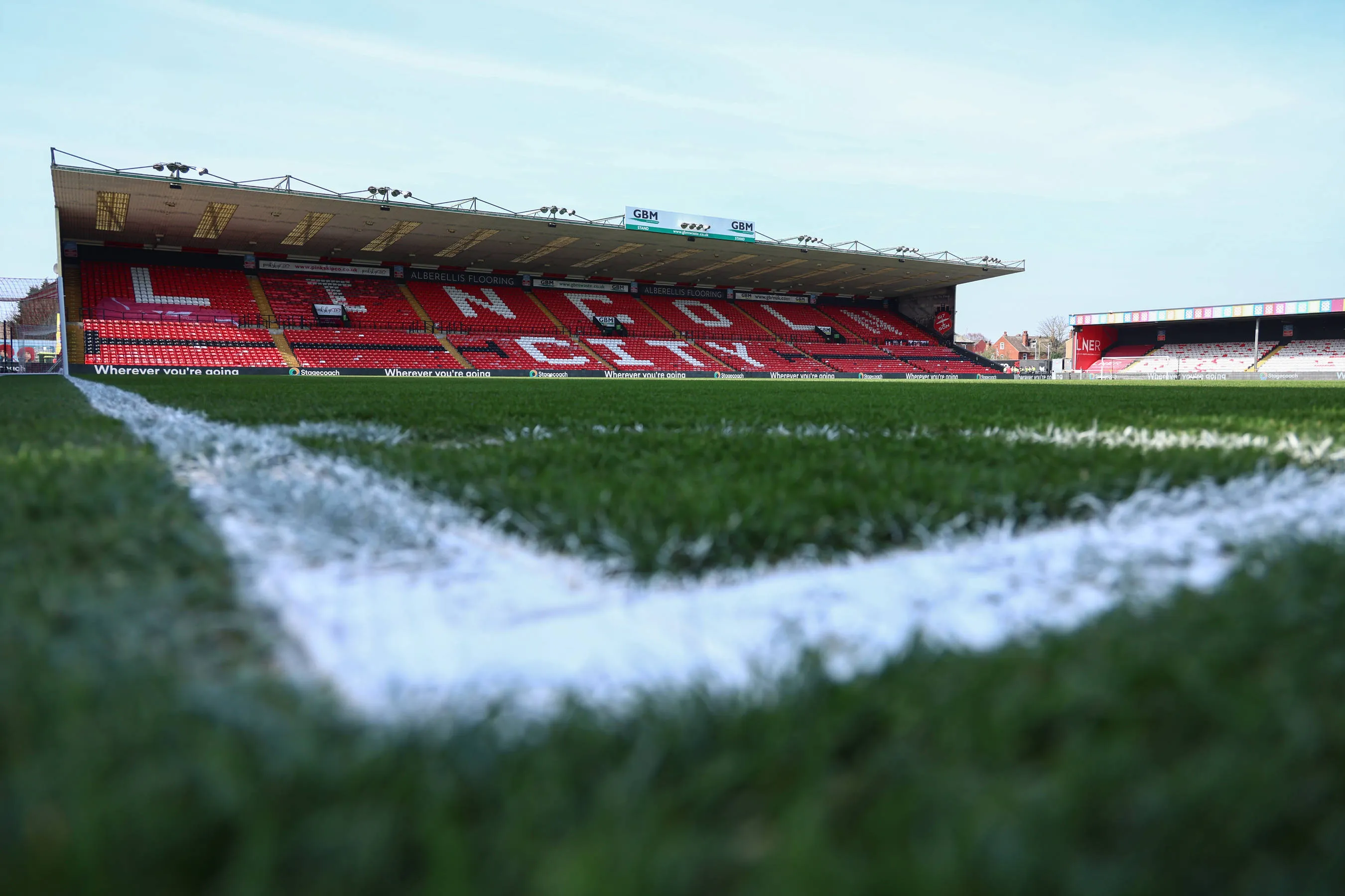View inside Sincil Bank, Lincoln