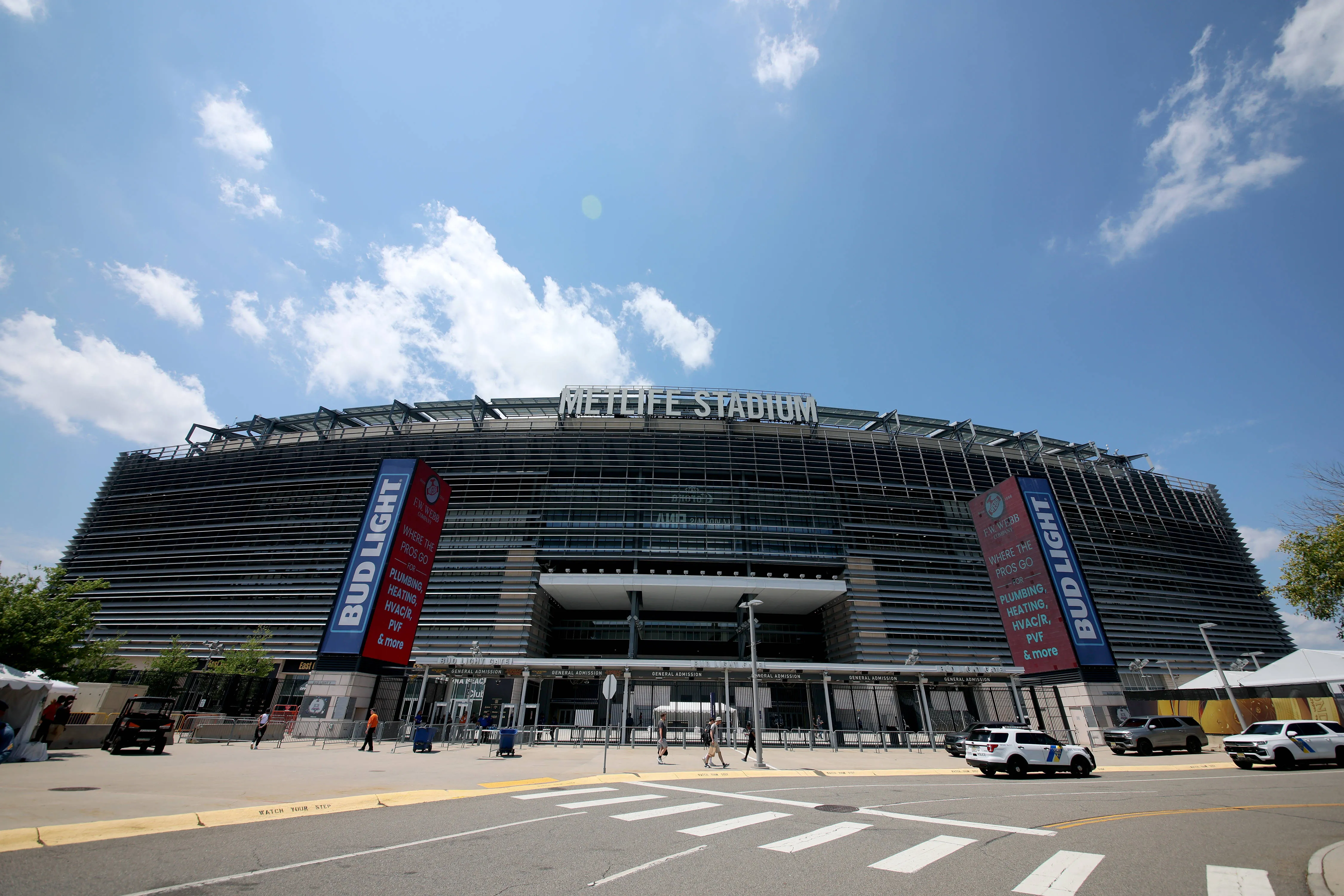 View outside 2026 World Cup final venue, MetLife Stadium