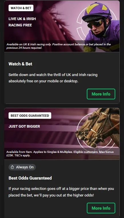 Grosvenor Sport mobile app watch & bet