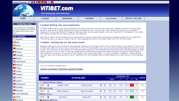 vitibet home page
