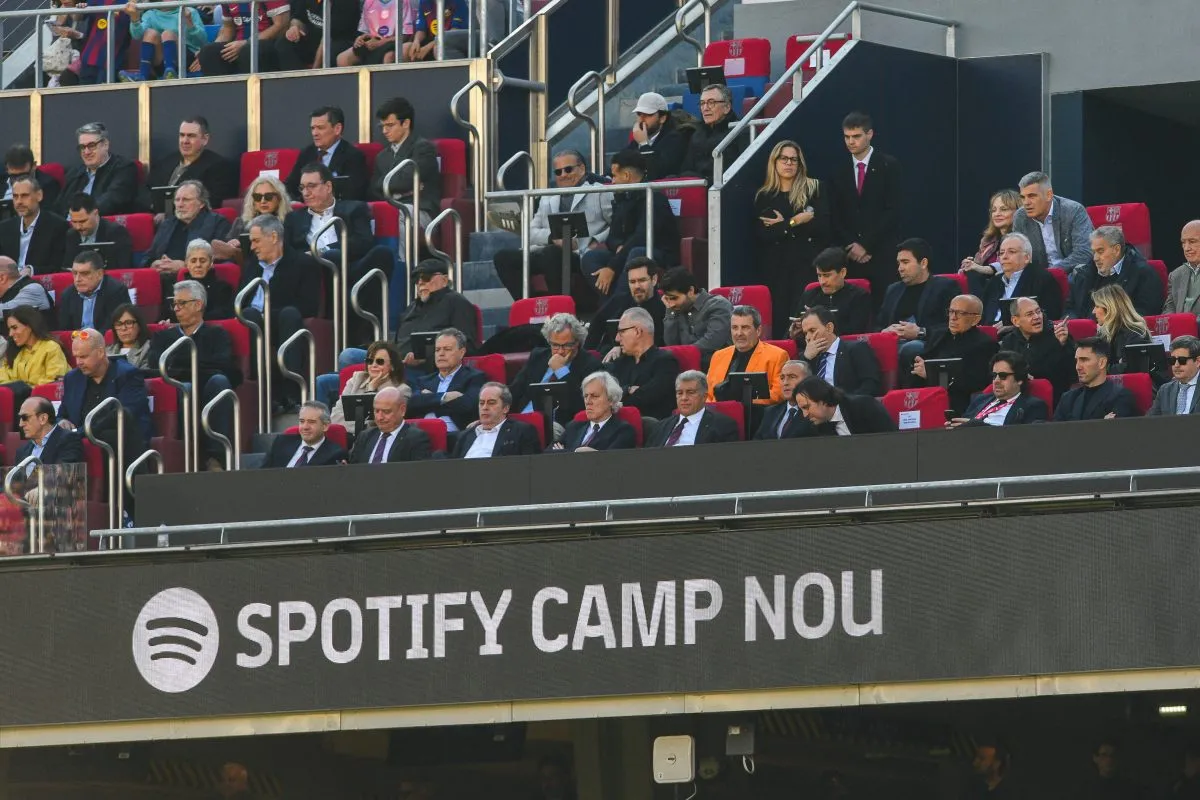 View inside the Spotify Camp Nou in Barcelona