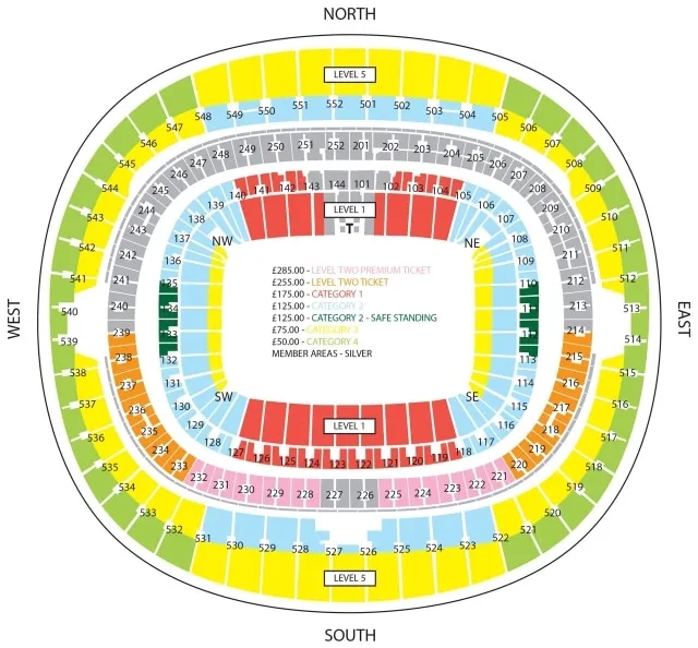 wembley ticket prices