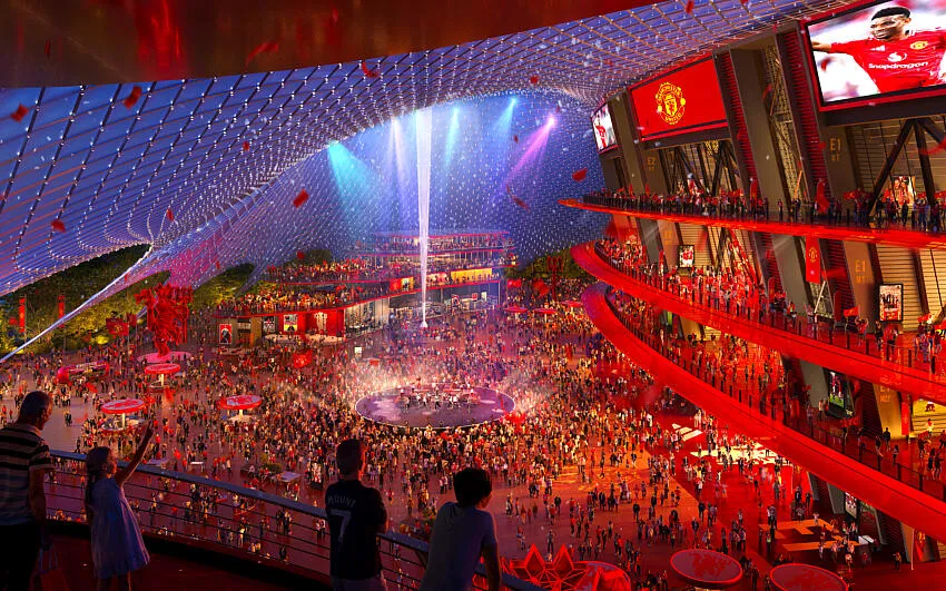 Inside latest talks as locals reveal what they think of Man Utd&rsquo;s new 100,000-seat stadium plans