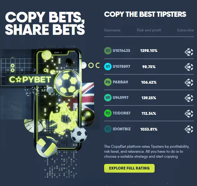 copybet - copy bets from the best UK tipsters 