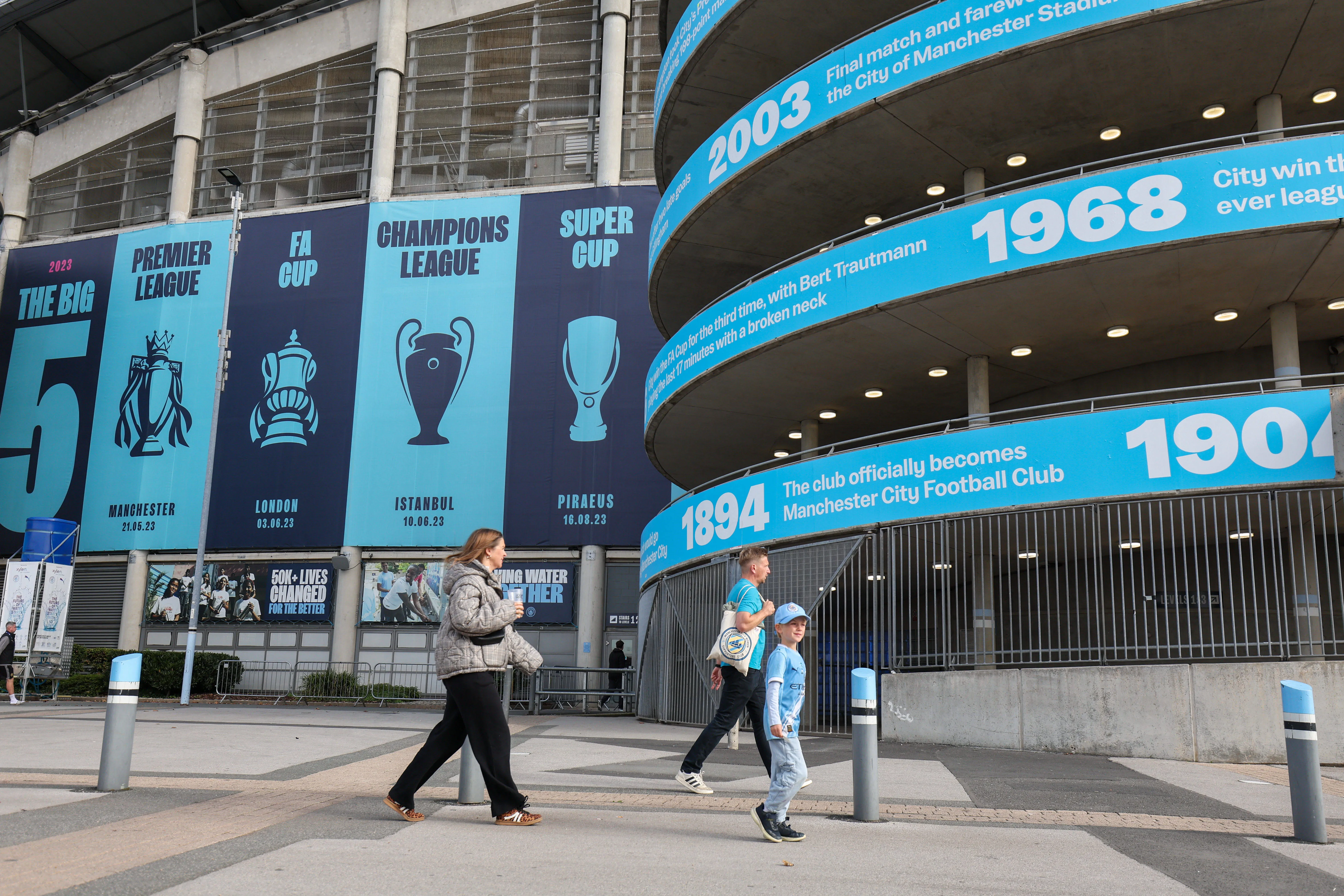 Man City fans heading to the Etihad Stadium in the next few weeks will be most affected by Metrolink works