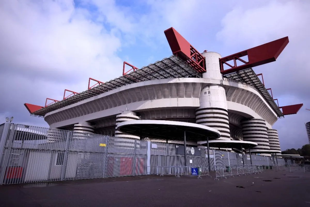 Inter Milan away section