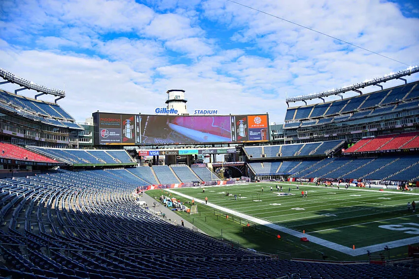 A general view of Gillette Stadium