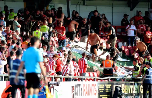 Conference League club hit with stadium ban by UEFA after &ldquo;aggressive and intimidatory behaviour&rdquo;