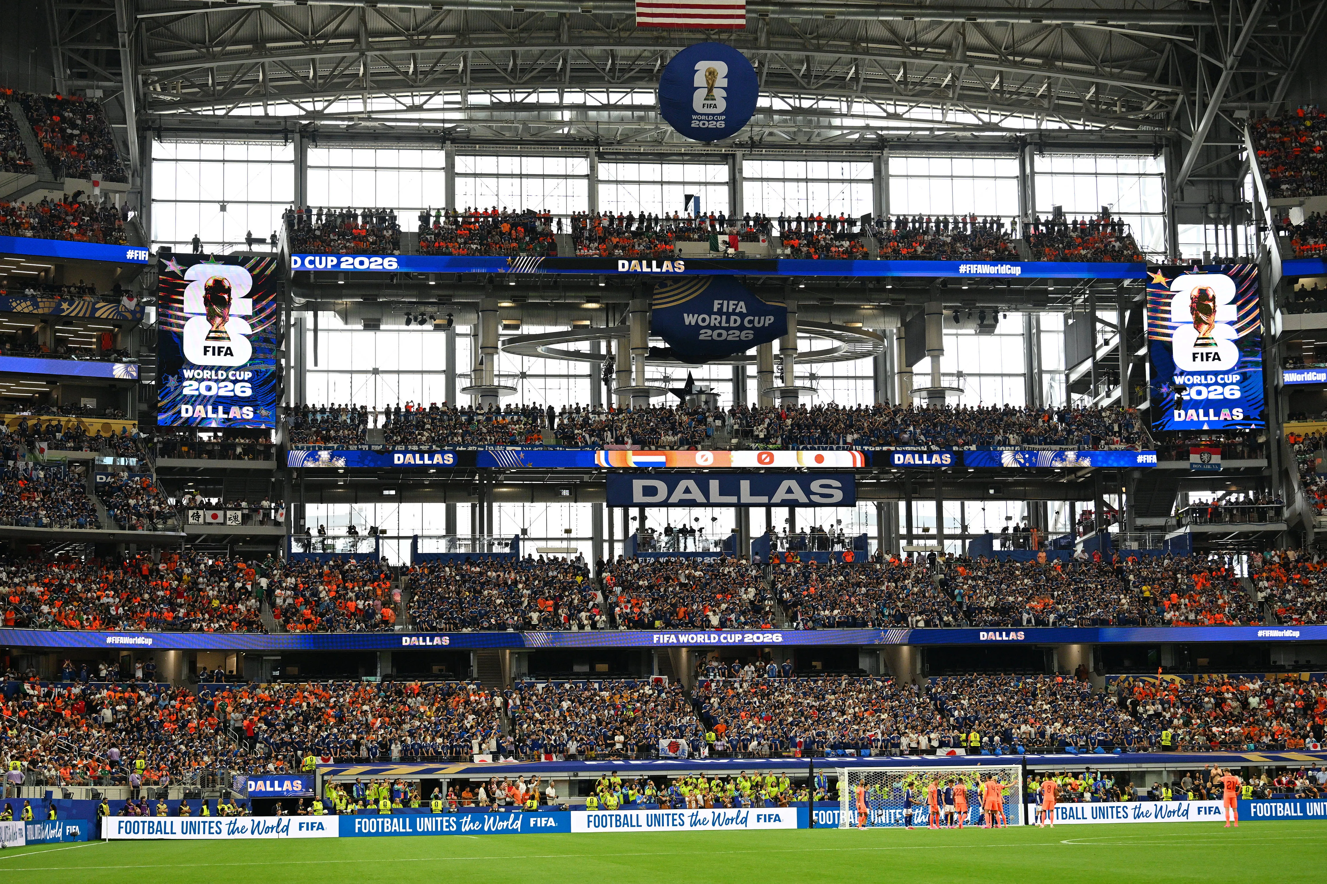 Netherlands vs Japan at Dallas Stadium