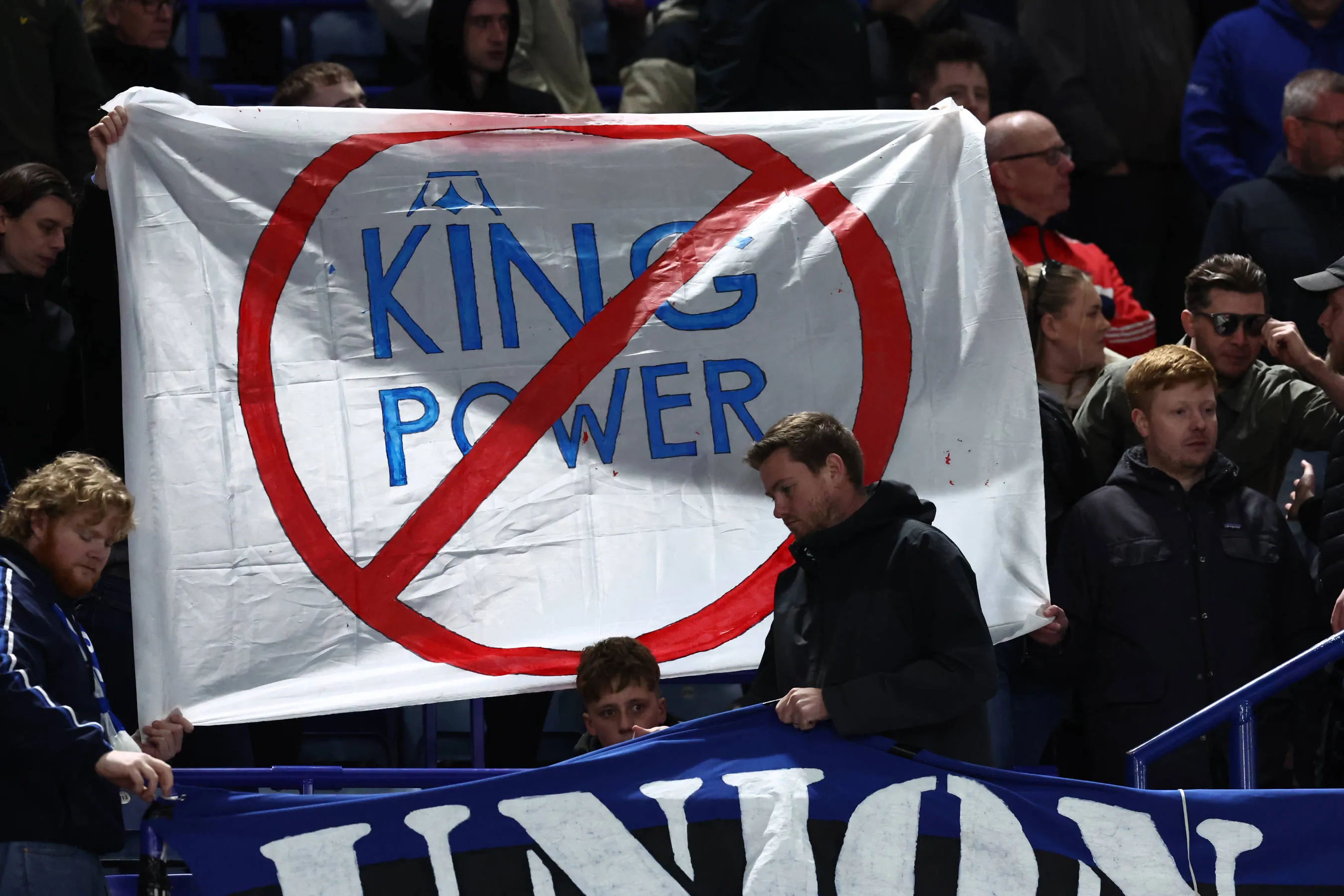 Leicester City star fronts up to furious fans outside King Power Stadium after relegation disaster