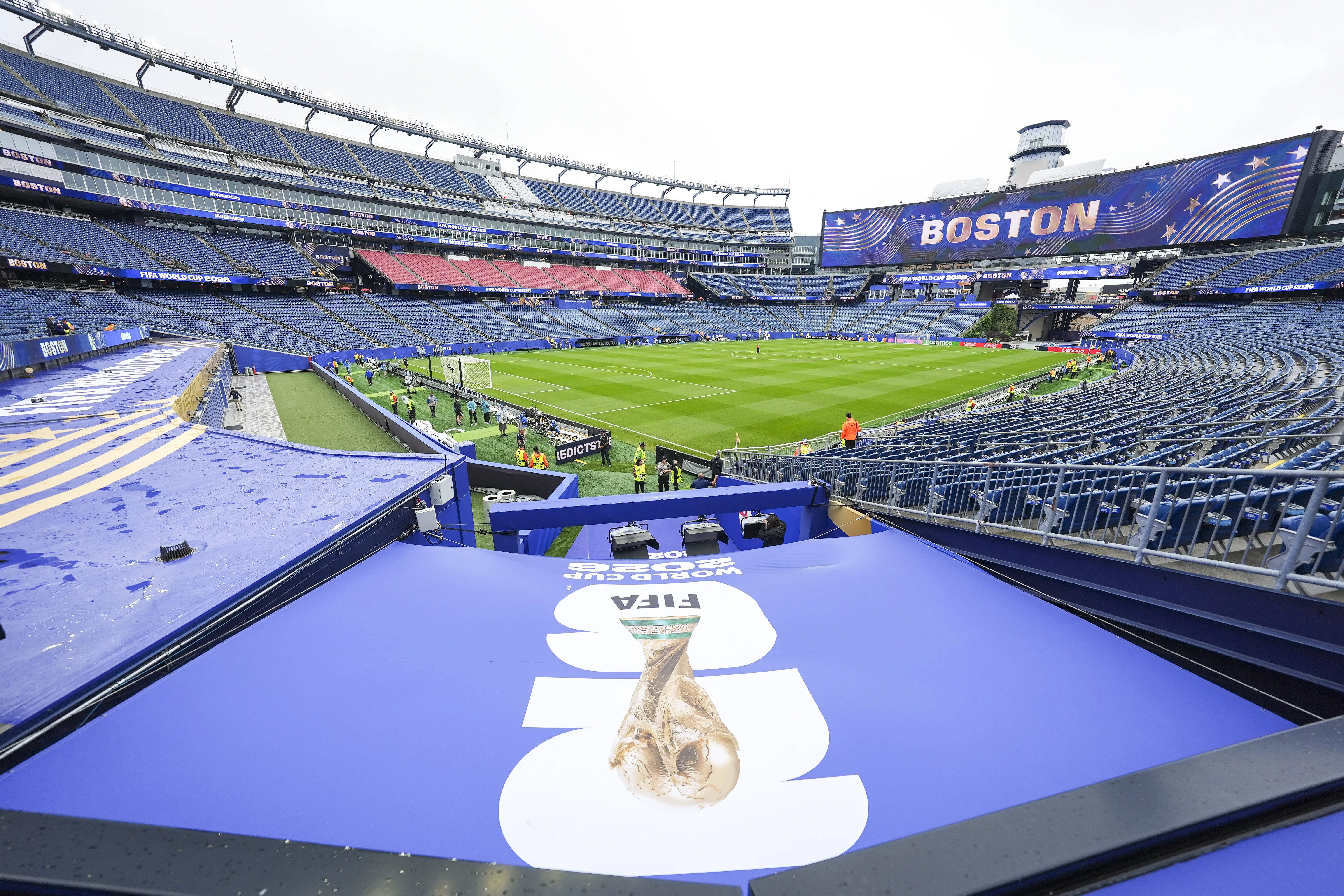 Gillette Stadium was a popular venue with the home nations, England and Scotland