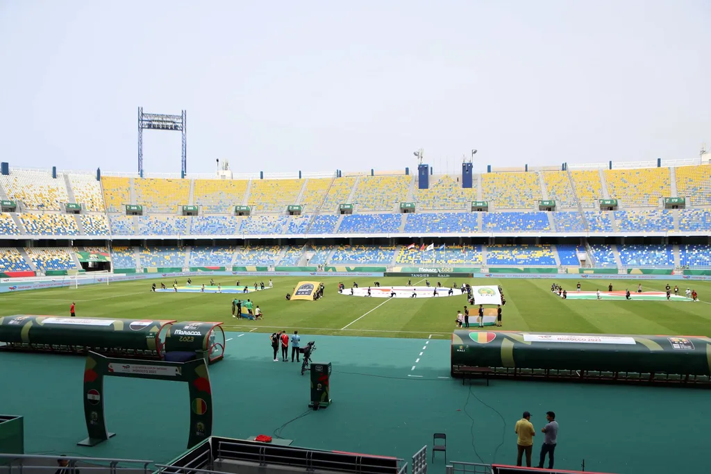 Ibn Batouta Stadium in Tangier, Morocco photographer in June 2023 | It could be one of the Morocco 2030 World Cup stadiums