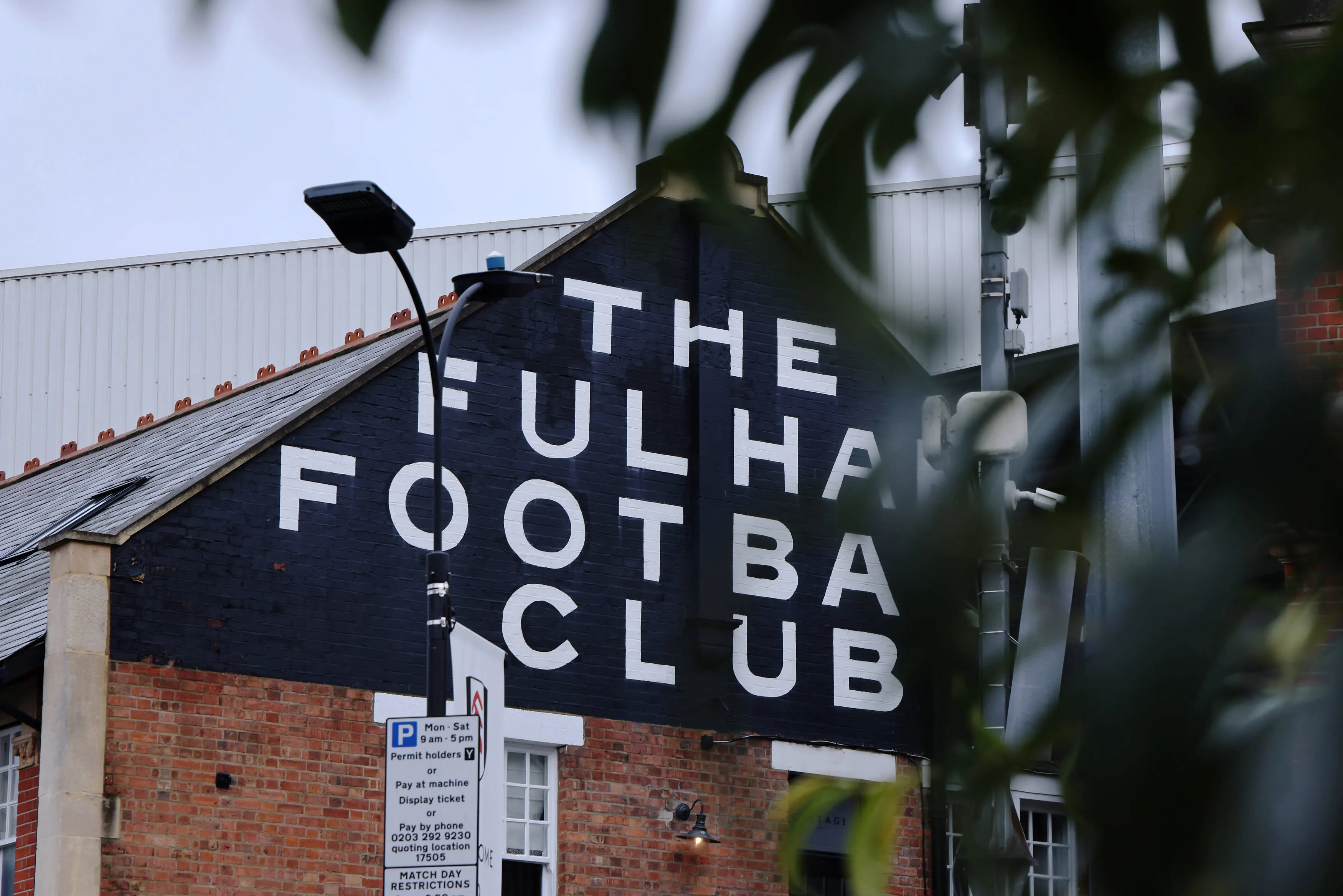 View outside Craven Cottage 