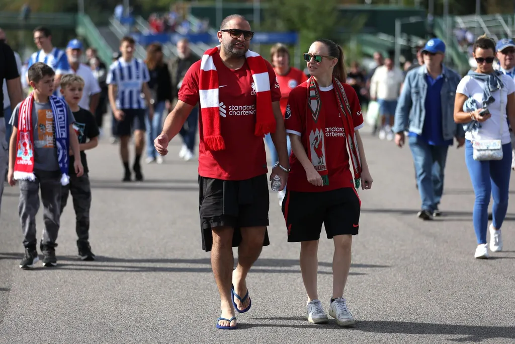 Livepool fans in Toulouse will hope for some decent weather in southern France
