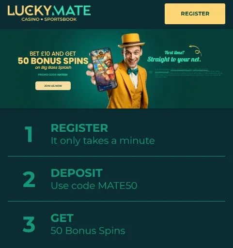 luckymate review and casino welcome bonus