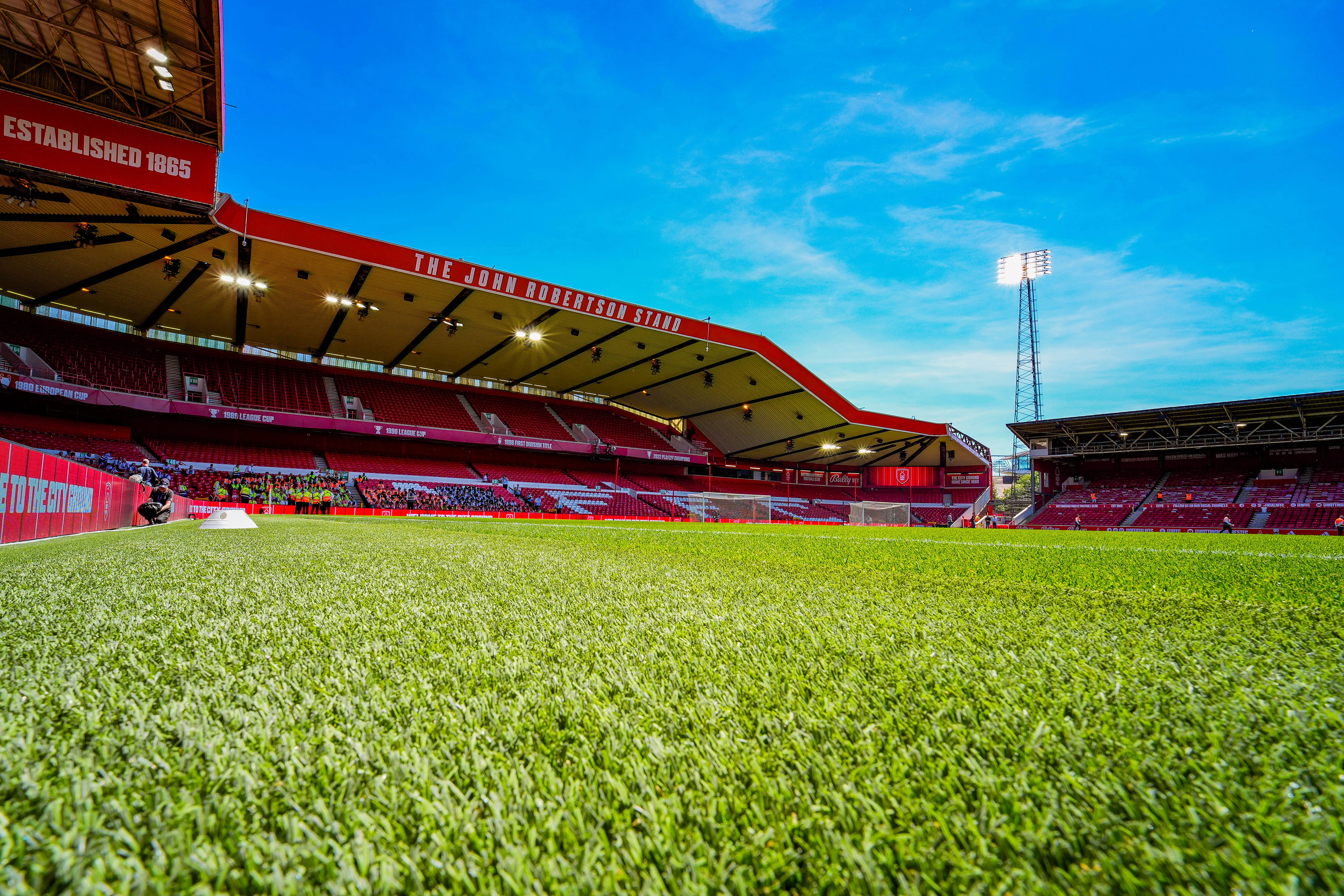 View of the newly unveiled John Robertson Stand