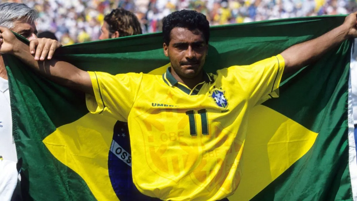 Romario after the 1994 World Cup final