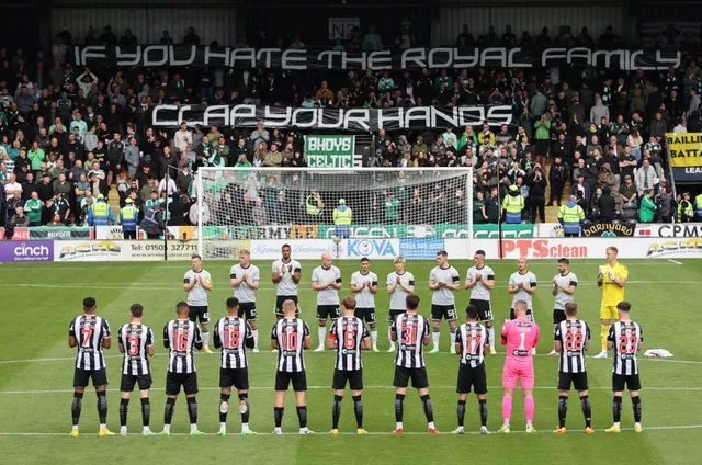 Celtic fans royal family