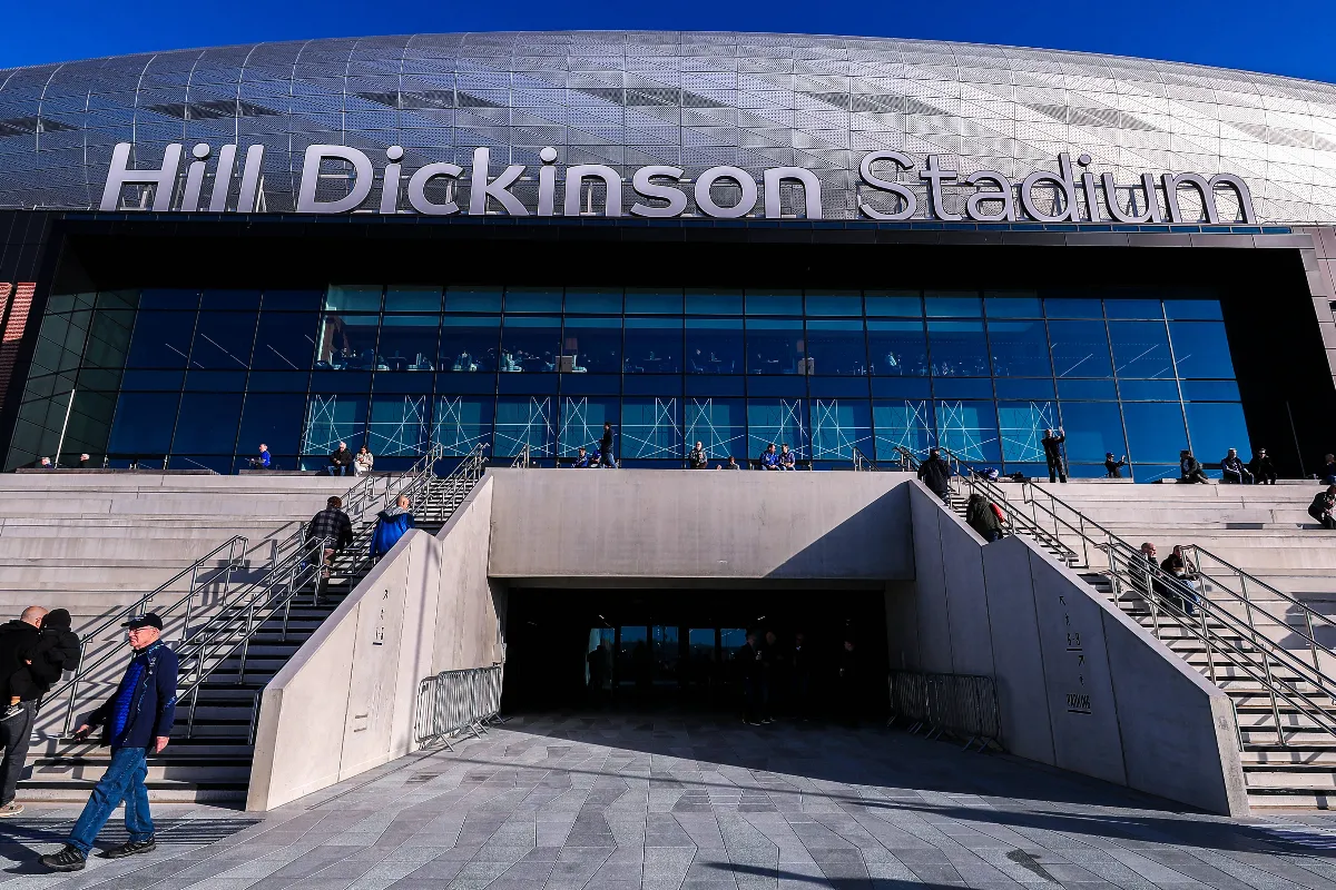 Everton fan group to unveil first-ever Hill Dickinson Stadium flag this weekend &ndash; it&rsquo;s a classy touch