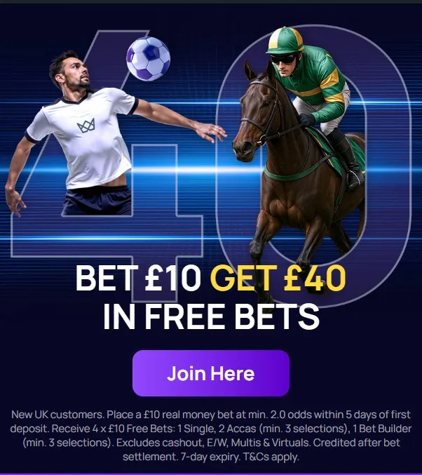 kwiff sportsbook welcome bonus Bet &pound;10 get &pound;40