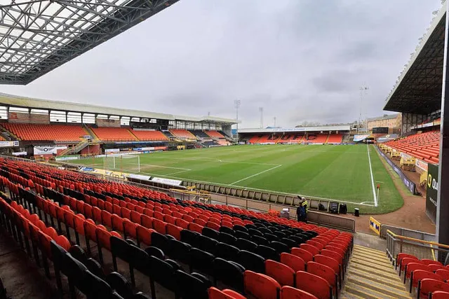 A general view of Tannadice Park