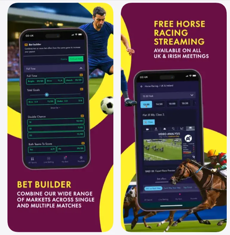Grosvenor Sports mobile bet builder free horse racing streaming