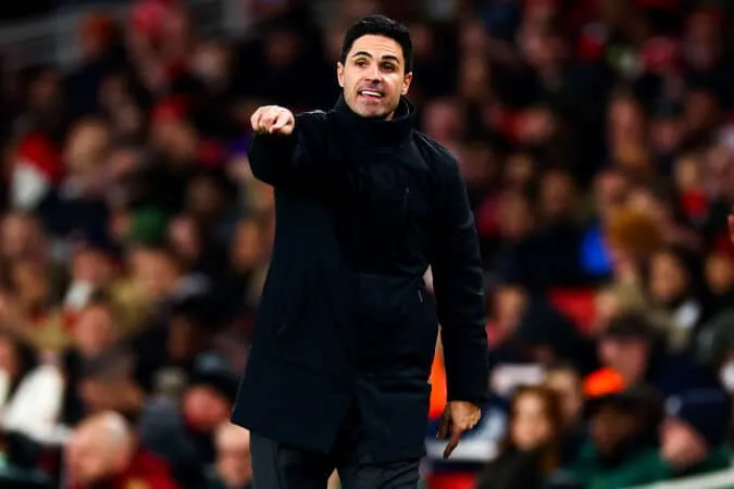 Image of Arsenal manager Mikel Arteta