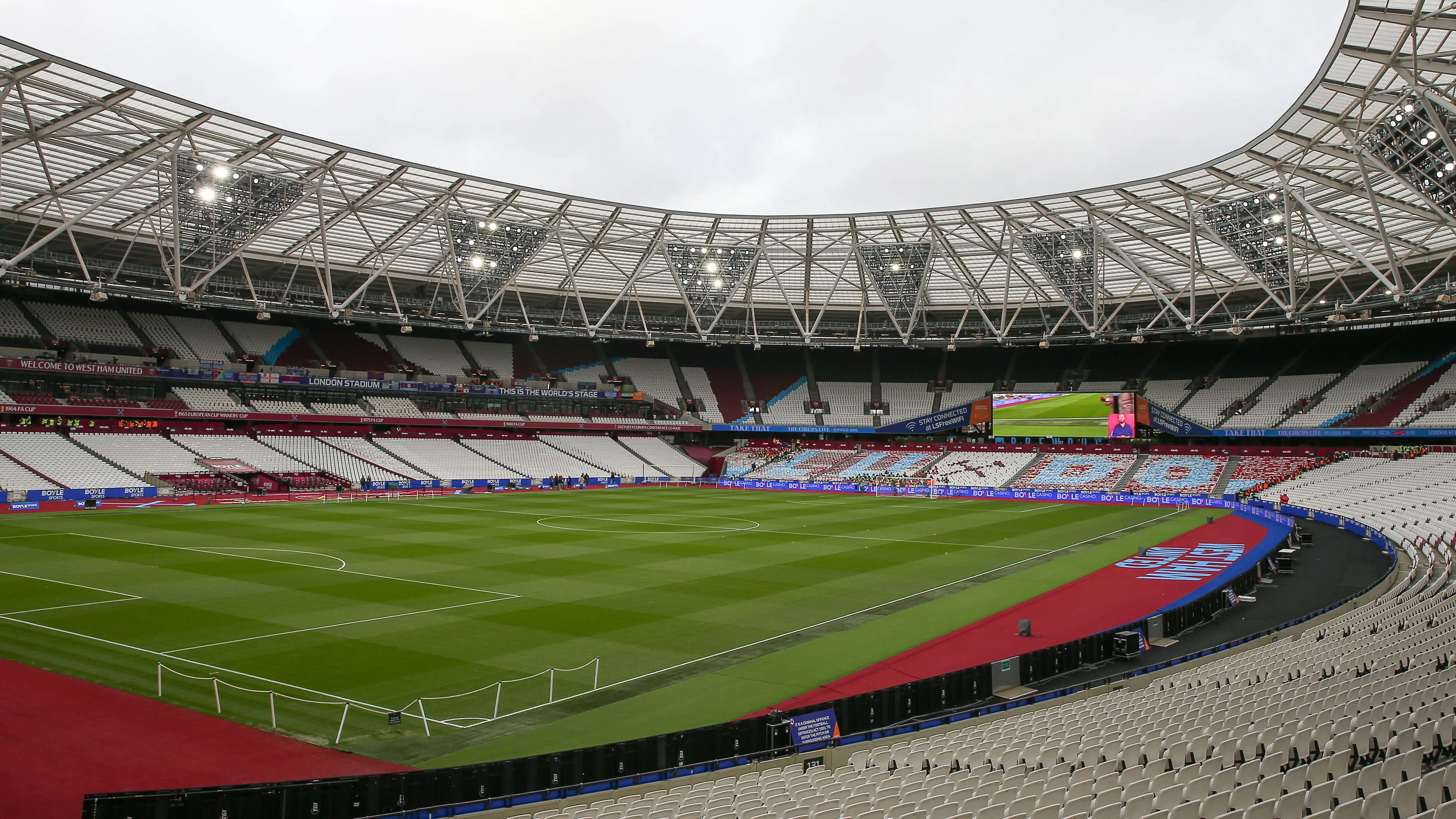 General view inside the London Stadium