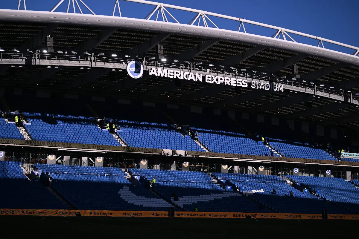 Brighton confirm safe standing increase at Amex Stadium