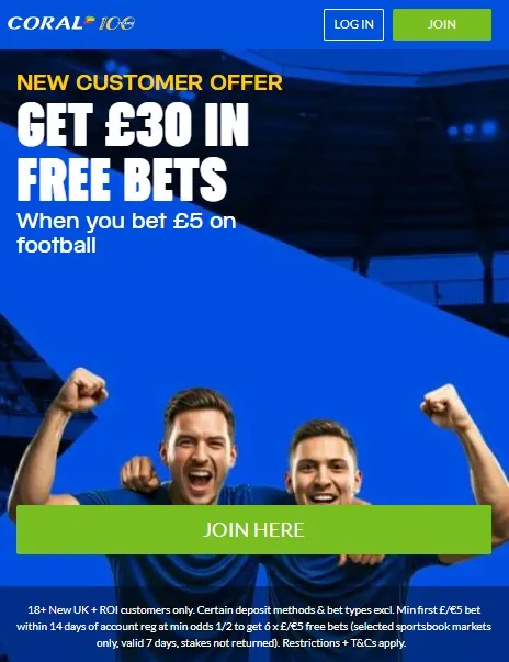 coral review and sports welcome offer