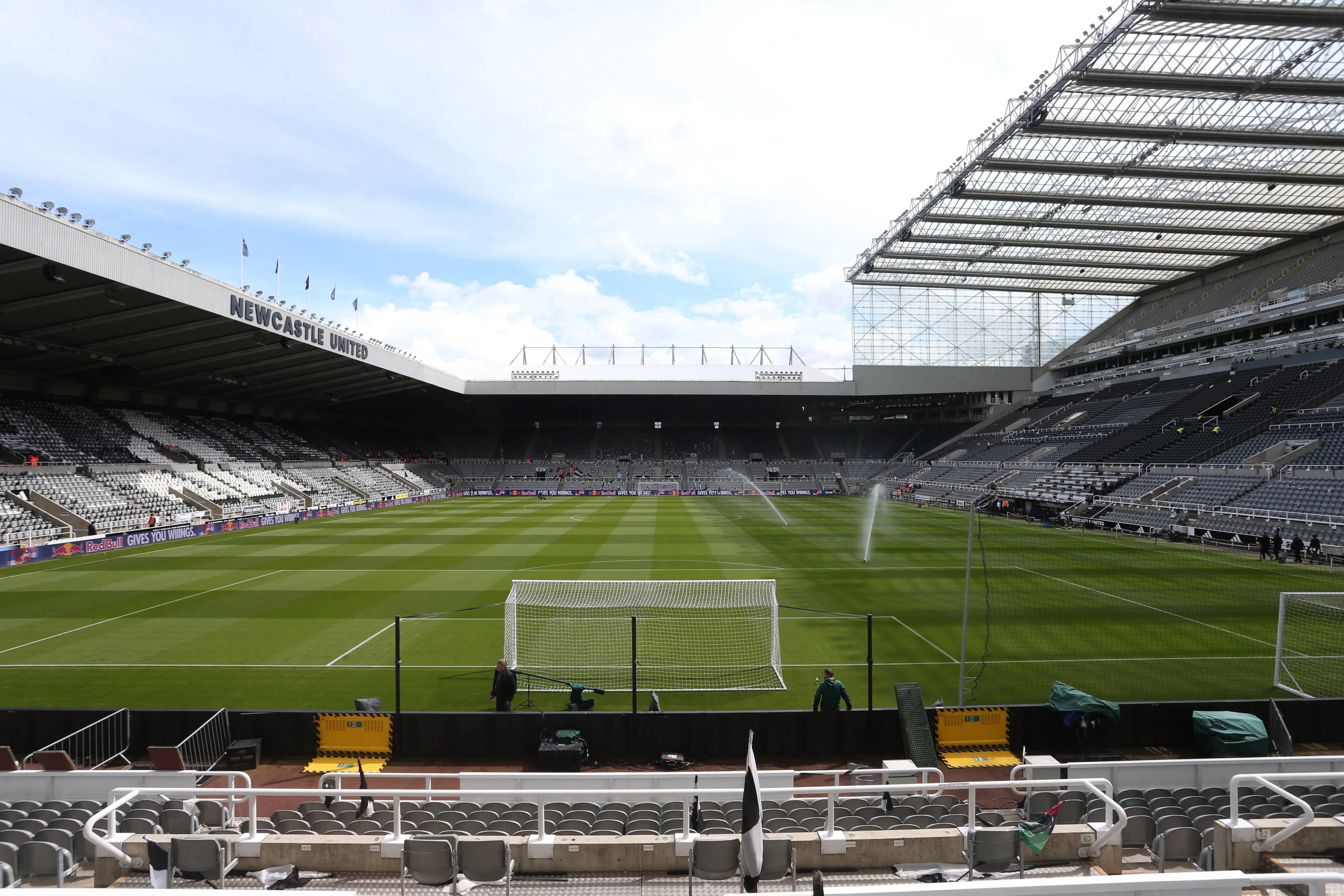 A view inside St James' Park, current home of Newcastle United FC