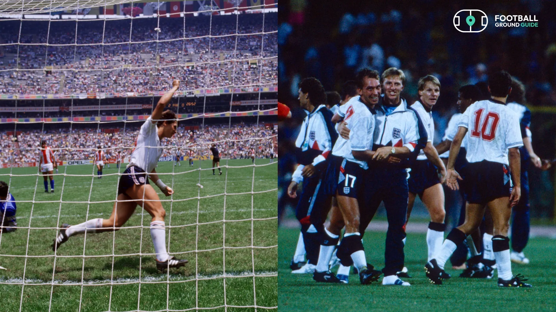 Every stadium where England have won a World Cup knockout match at since 1966