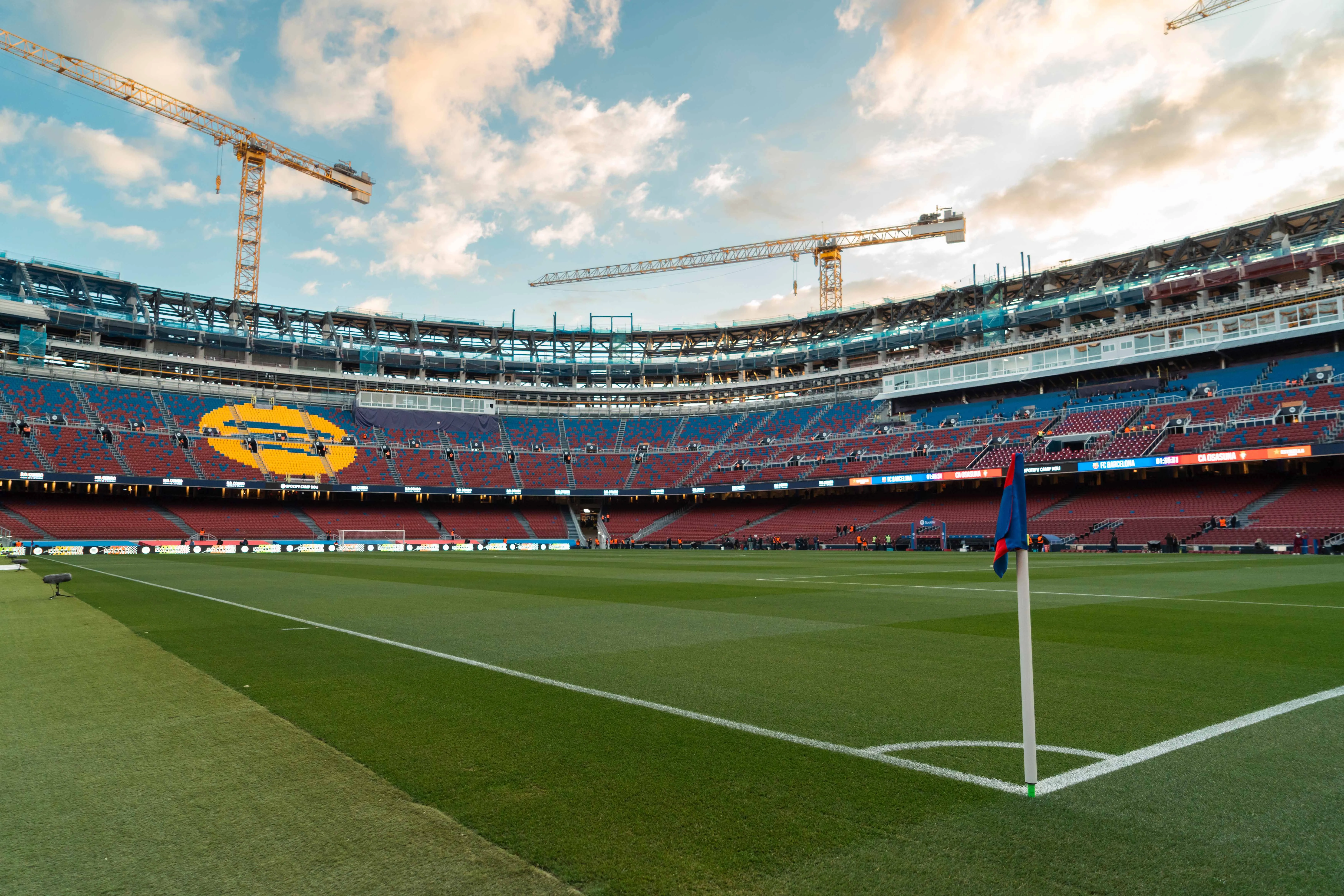 View inside Spotify Camp Nou