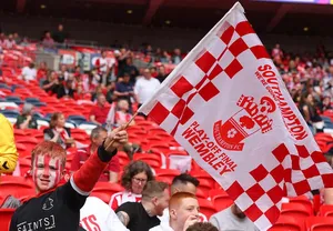 Southampton fans in full voice ahead of Championship play-off final