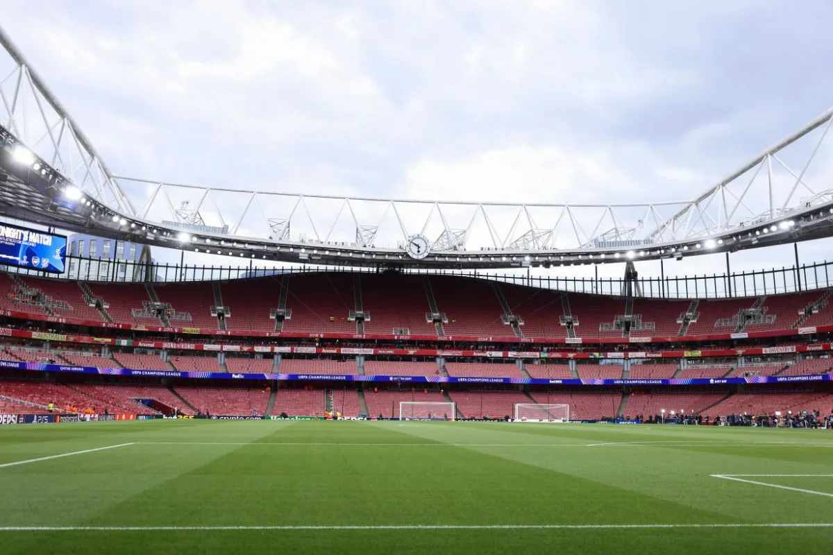 A general view of the Emirates Stadium