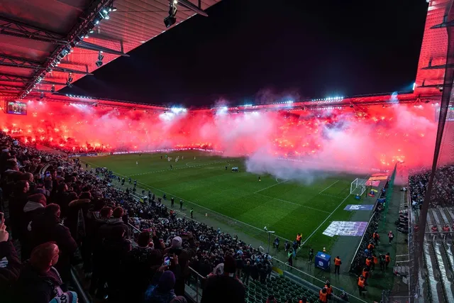 Legia Warsaw away section