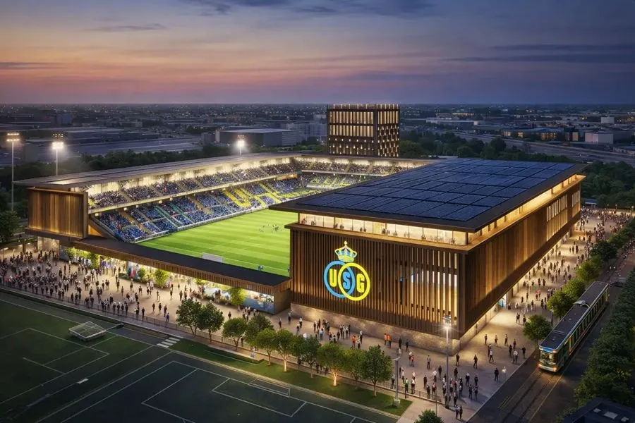 Union Saint-Gilloise new stadium concept