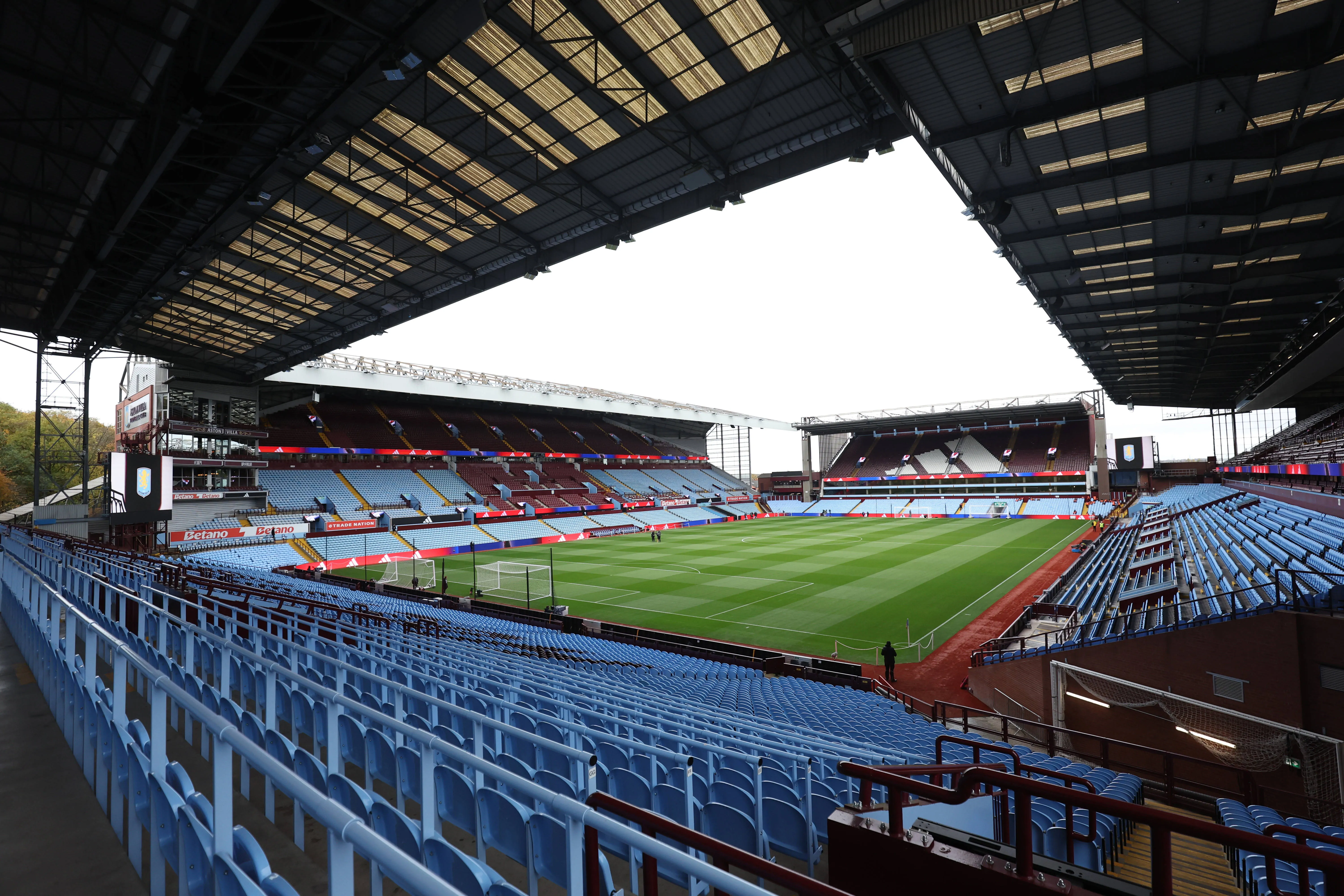 View inside Villa Park