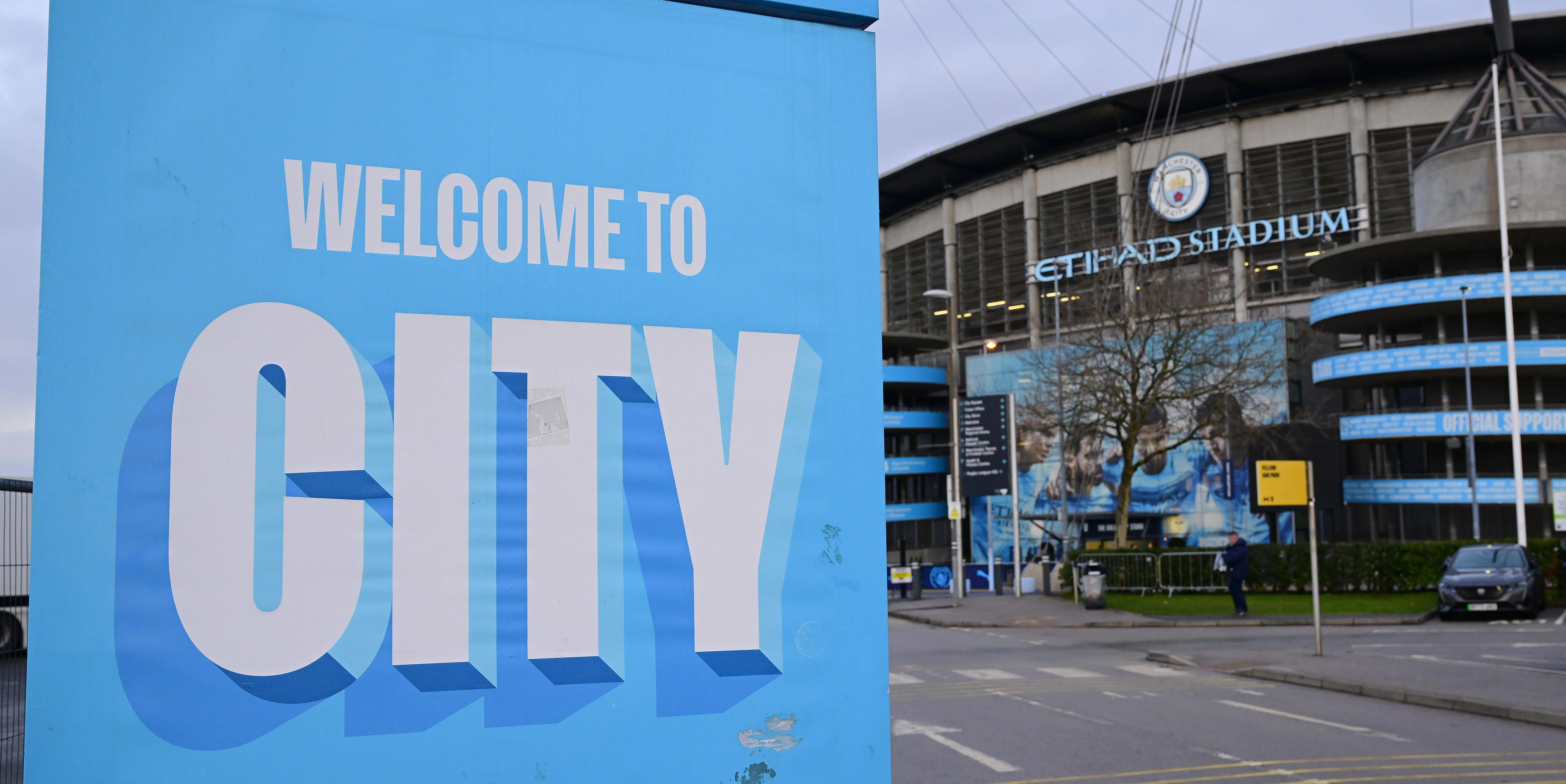General View outside of the Etihad Stadium